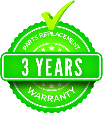 3-year Parts Warranty